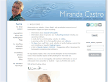 Tablet Screenshot of mirandacastro.com